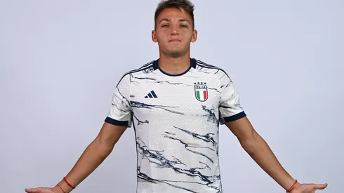 Mateo Retegui, con los colores de la "Azzurra.