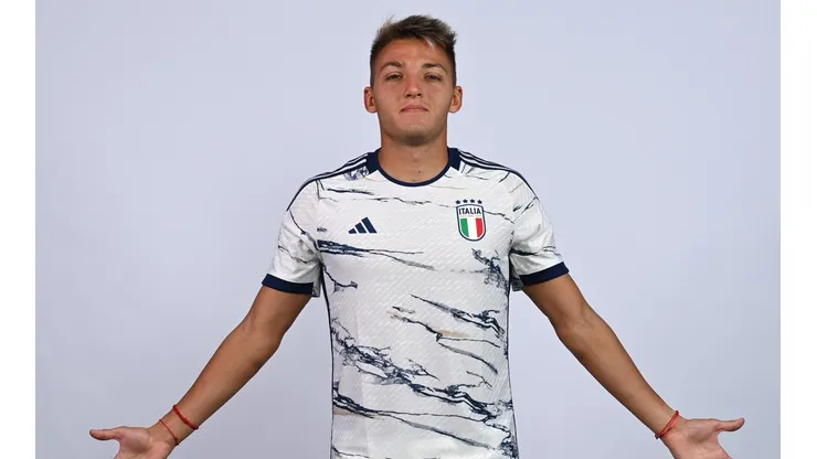 Mateo Retegui, con los colores de la "Azzurra.