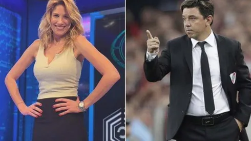 Alina Moine y Marcelo Gallardo