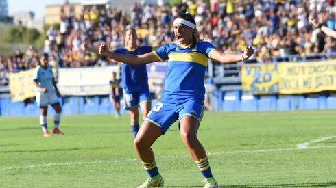 Estefanía Palomar, autora del gol de Boca
