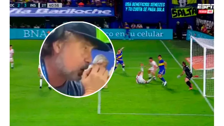 VIDEO | "Marcan para la m...": el enfurecido relato de Mollo en la derrota de Boca