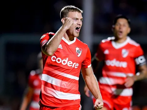 Falla poco: ¿cuántos remates al arco necesitó Beltrán para sus 4 goles con River en este torneo?