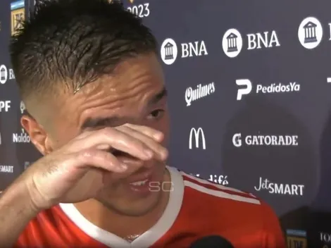 VIDEO | Palavecino rompió en llanto tras su gol: "Es muy difícil"