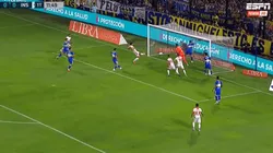 Varela la empujó y puso el 1-0 de Instituto.