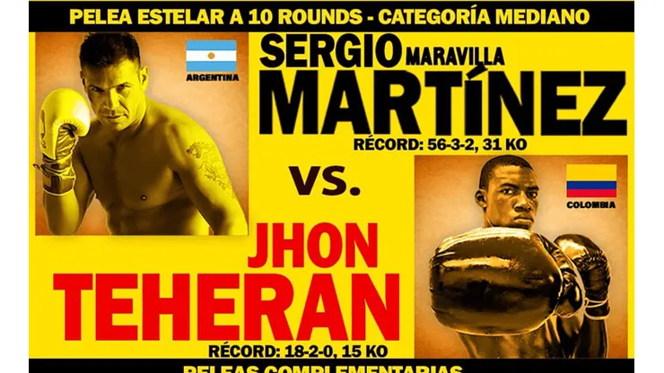 Maravilla Martínez vs. John Teherán en Luna Park: cuándo es y por qué no hay entradas