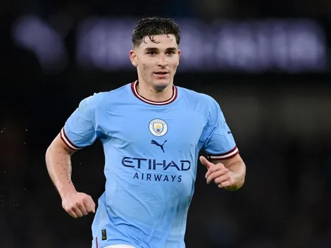 Una participación por partido: los temibles números de Julián Álvarez jugando como titular en Manchester City