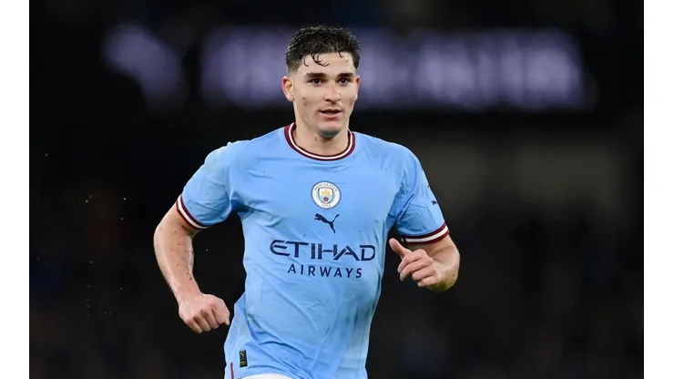 Una participación por partido: los temibles números de Julián Álvarez jugando como titular en Manchester City