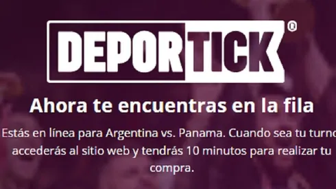 ¿Por qué no avanza la fila de Deportick para comprar entradas para ver a Argentina?