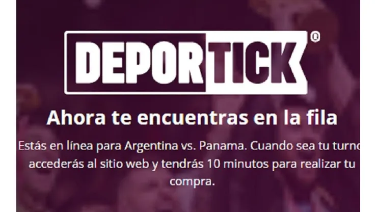 ¿Por qué no avanza la fila de Deportick para comprar entradas para ver a Argentina?