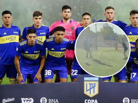 VIDEO | De ser titular en Boca a entrenarse solo en su barrio