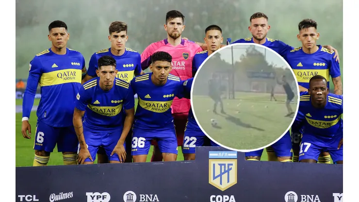 VIDEO | De ser titular en Boca a entrenarse solo en su barrio