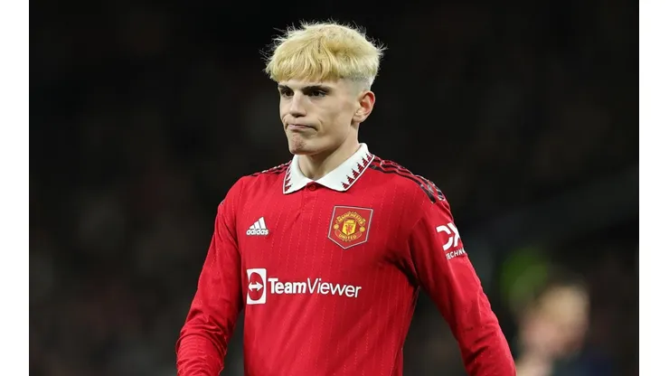 Alejandro Garnacho es una de las promesas del Manchester United.