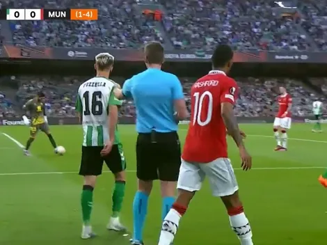 VIDEO | Tuvieron que separarlos: Pezzella se cruzó con Rashford y casi se van a las piñas