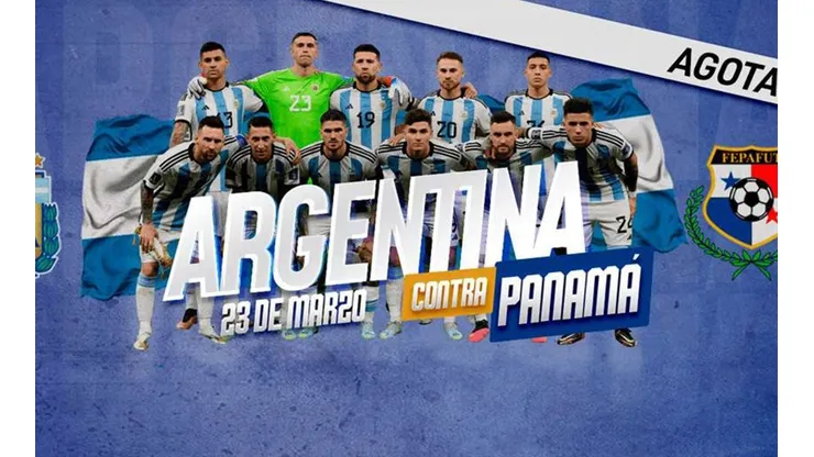 Entradas agotadas para Argentina vs. Panamá: los hinchas hicieron volar los tickets en 2 horas