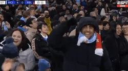 ¿Es él? Captaron a 'Wanchope' Ábila viendo al City en el Etihad