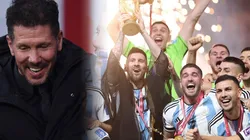 ¿Los junta? Simeone quiere llevarse a un campeón del mundo con la Selección