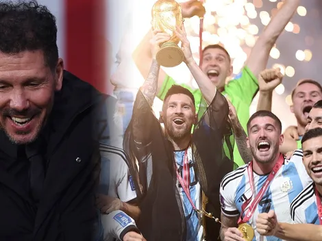 ¿Los junta? Simeone quiere llevarse a un campeón del mundo con la Selección