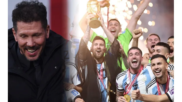 ¿Los junta? Simeone quiere llevarse a un campeón del mundo con la Selección