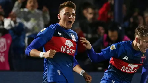 Mateo Retegui celebrando un gol en Tigre.