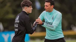 ¿Por qué Scaloni no desafectó de la Selección a Garnacho tras su lesión?