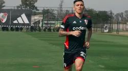 Matías Kranevitter entrenando en el River Camp.
