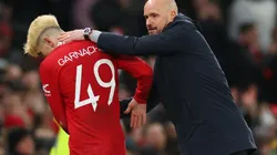 La contundente frase de Ten Hag sobre la lesión de Garnacho