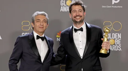 Santiago Mitre y Ricardo Darín en los Globos de Oro