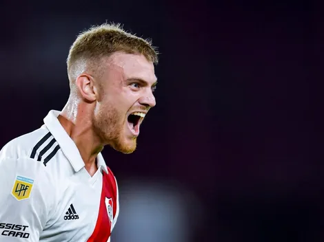 Hoy sumó un doblete: ¿en cuántos goles participó directamente Beltrán en sus últimos partidos en River?