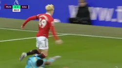 Alarma en la Selección: Garnacho jugó solo 18 minutos y tuvo que salir por una molestia en el tobillo