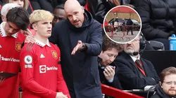 Preocupación total: así se fue Garnacho de Old Trafford tras la lesión