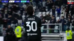 La celebración de Matías Soulé.