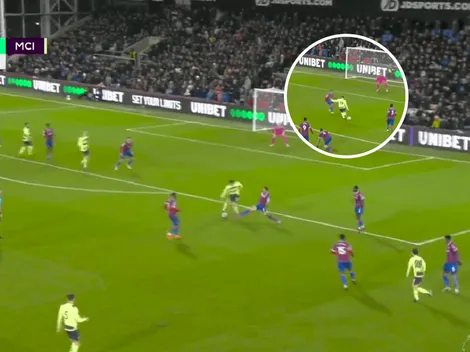 VIDEO | Julián Álvarez estuvo a centímetros de hacer el gol de la fecha en el Manchester City