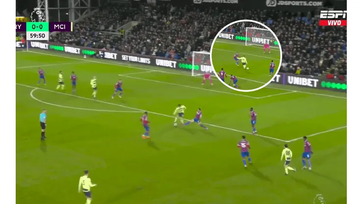 VIDEO | Julián Álvarez estuvo a centímetros de hacer el gol de la fecha en el Manchester City