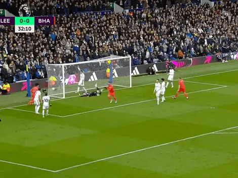 VIDEO | También de cabeza: el gol de Alexis Mac Allister para el Brighton ante el Leeds