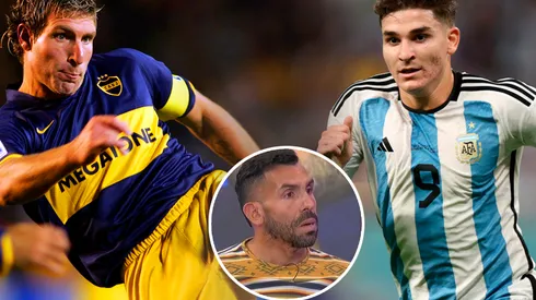 "Nos pasaba con Palermo": la curiosa comparación de Tevez entre Julián Álvarez y el ídolo de Boca