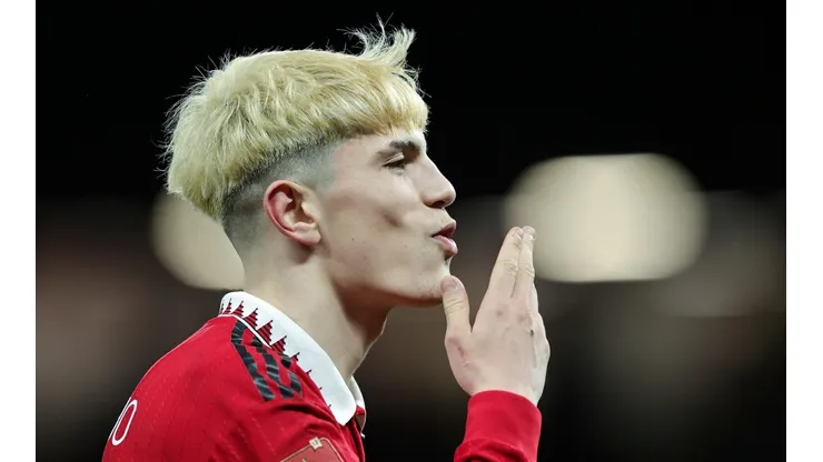 Garnacho en Manchester United
