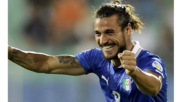 Daniel Osvaldo, uno de los jugadores argentinos que vistieron la camiseta de la Selección Italia.