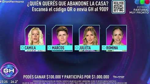 ENCUESTA: ¿Quién querés que abandone la casa de Gran Hermano?