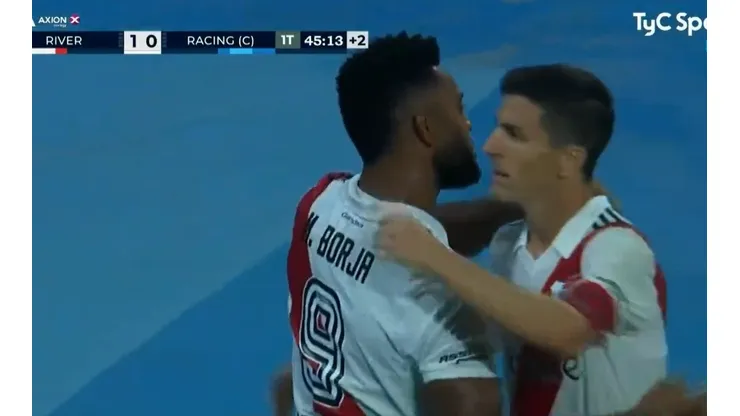 VIDEO | Borja siempre está: después de tanto insistir, el colombiano abrió el marcador para River