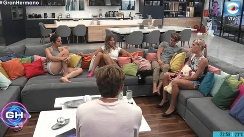 El líder y los cuatro nominados de la semana en Gran Hermano.