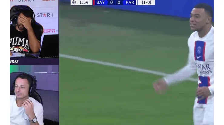 VIDEO | "Dásela a Messi": el enojo del Kun Agüero en vivo con Mbappé en el Bayern-PSG