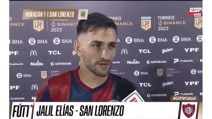 VIDEO | El capitán de San Lorenzo no quería nombrar la palabra 'Huracán'