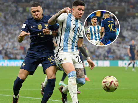 Enzo Fernández confesó lo que pasó con Mbappé en la final que generó el enojo del Cuti Romero