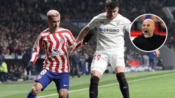 La feroz crítica de Acuña a Sampaoli y Sevilla tras la goleada en contra ante Atlético: "No entendemos..."
