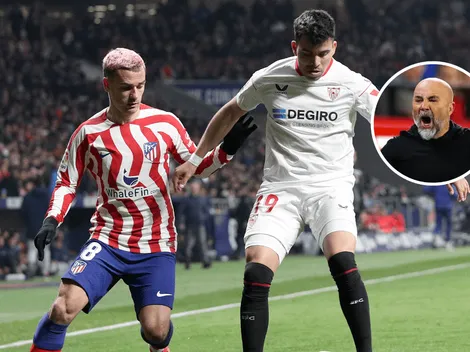La feroz crítica de Acuña a Sampaoli y Sevilla tras la goleada en contra ante Atlético Madrid