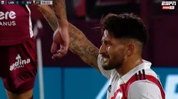 Atento River: la lesión que sufrió Milton Casco durante el triunfo ante Lanús