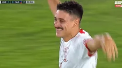 La celebración de Matías Cóccaro.