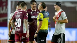 Se supo: Darío Herrera explicó porqué anuló el primer gol de Lanús a River