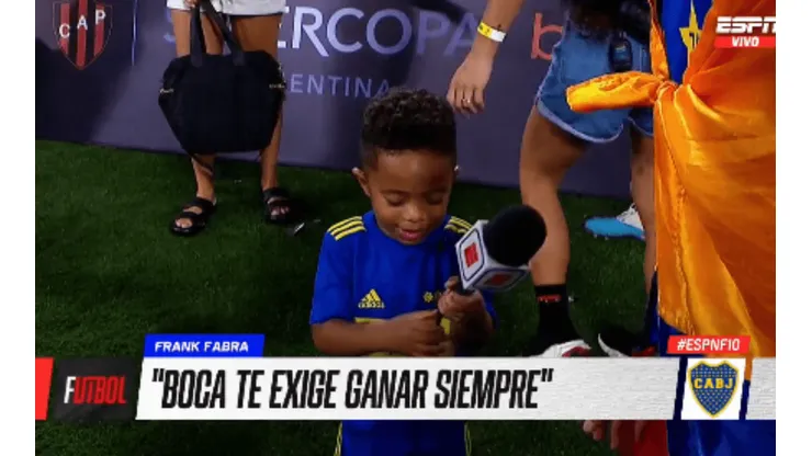 Derek Fabra, el niño sensación en el mundo Boca.