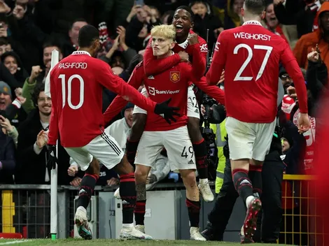 VIDEO | Descomunal golazo de Garnacho para que Manchester United lo gane sobre la hora